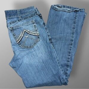 Ariat Real Denim Women’s Jeans 33R Blue Stretch Bootcut Western